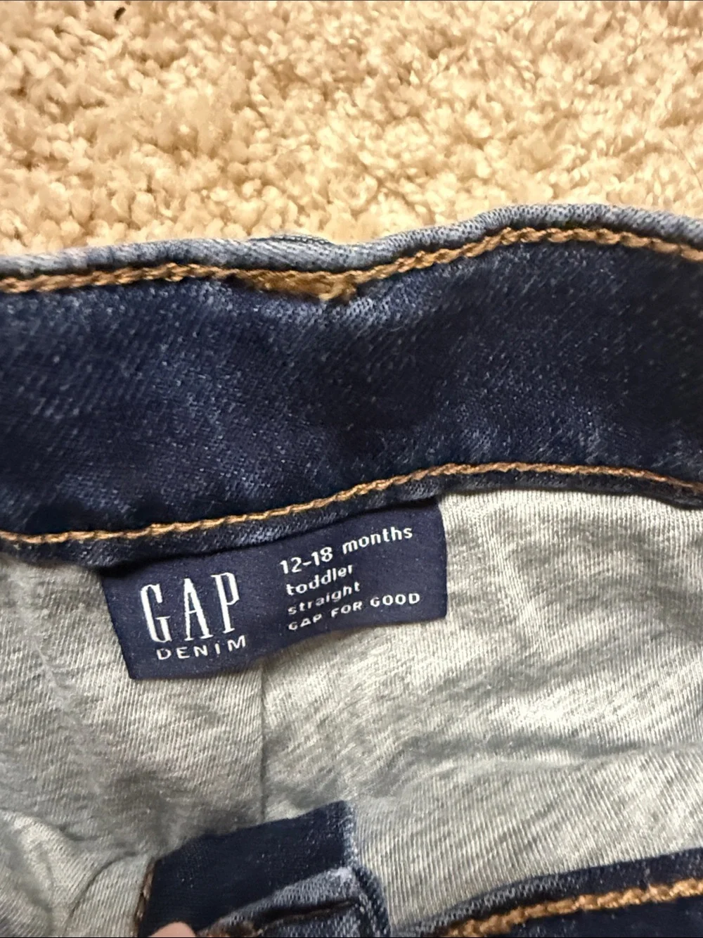 GAP Kids Indigo Blue Stretch Denim Jeans